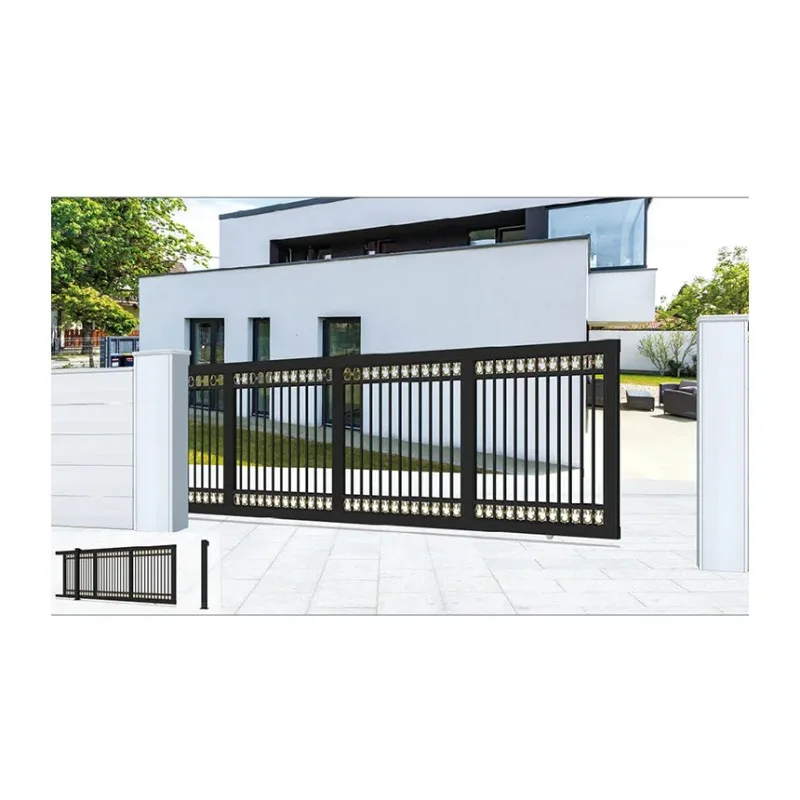 

High Quality Customize Aluminum Entrance Gates Automatic Driveway Sliding Gate for Garden