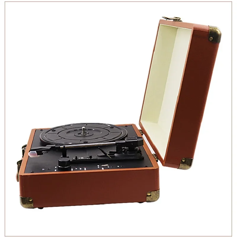 ポータブルBluetoothレコードプレーヤー 33 45 78RPM