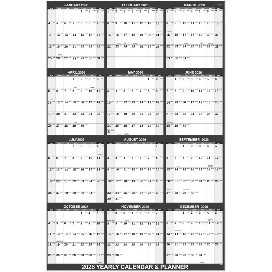 

Годовой настенный календарь на 2026 год. Настенный календарь на 2026 год. Настенный календарь на 2026 год с датой Джулиана из Джейн. 2026 декабря 2026 Толстая бумага Вертикальный 2