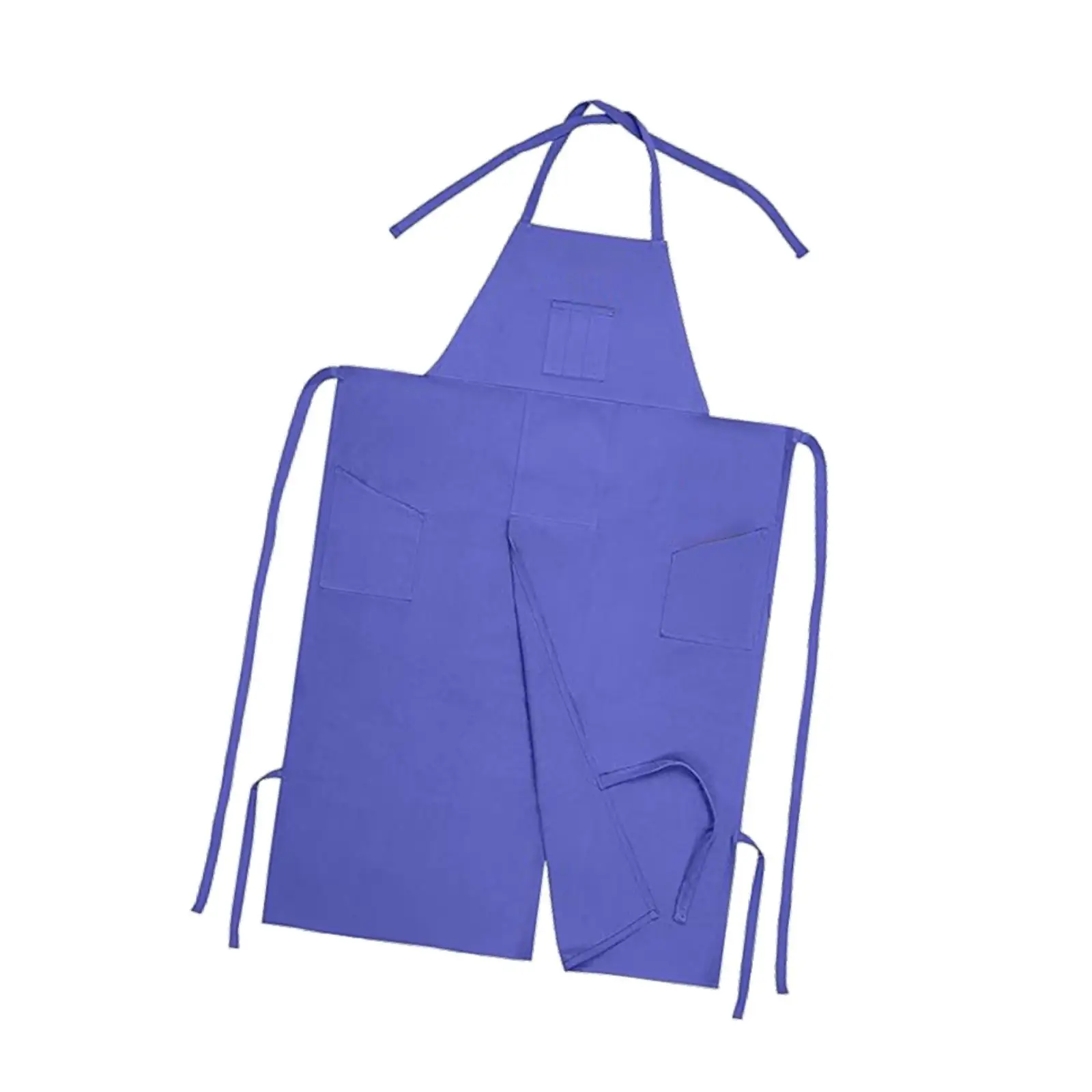 Pottery Split Leg Apron Lightweight Art Apron Durable Polyester for Ceramic Clay Artists Workshop