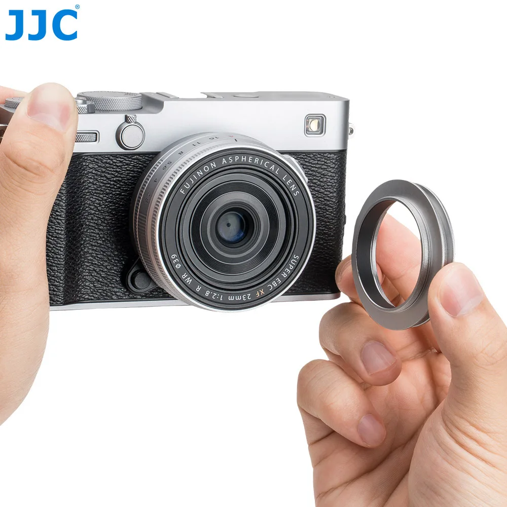 JJC Gegenlichtblende für Fujifilm XF 27mm f/2.8 R WR Objektiv, XF 23mm F2.8 R WR Objektiv mit Objektivkappe ersetzt LH-XF27 Gegenlichtblende – Detail 12