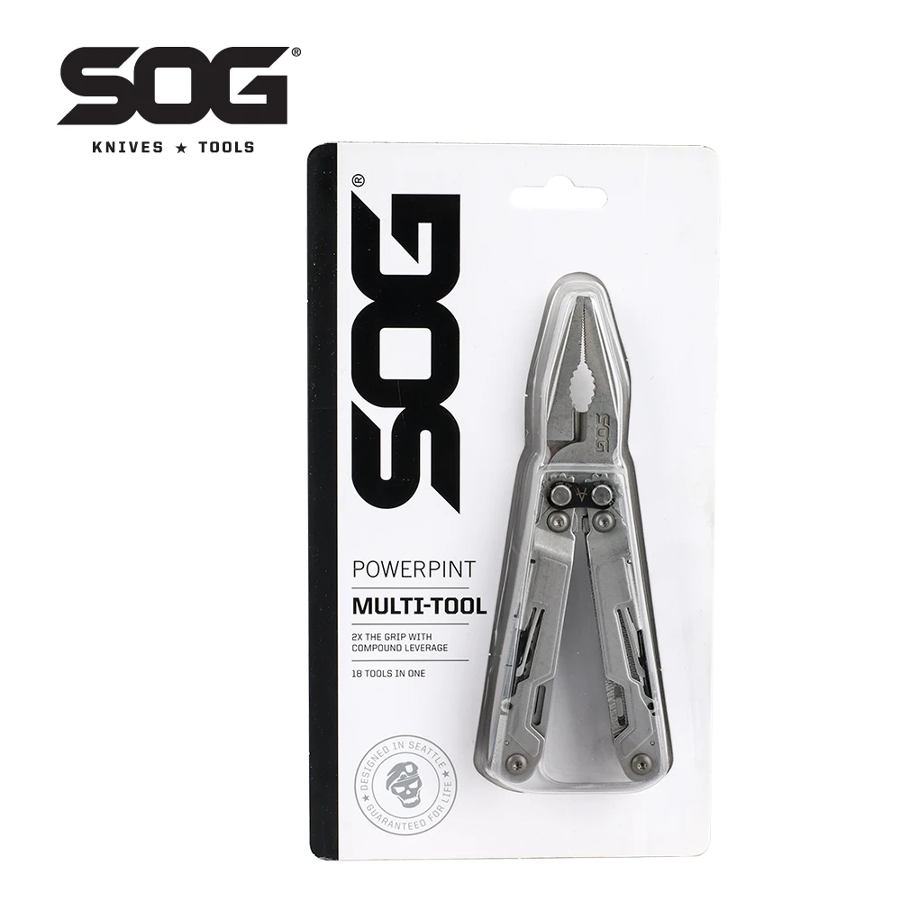 PowerPint Mini Compact Stainless Steel Multi-Tool 18 Lightweight Specialty Stone Cleaning Tool Multi-Tool Clamp Pocket