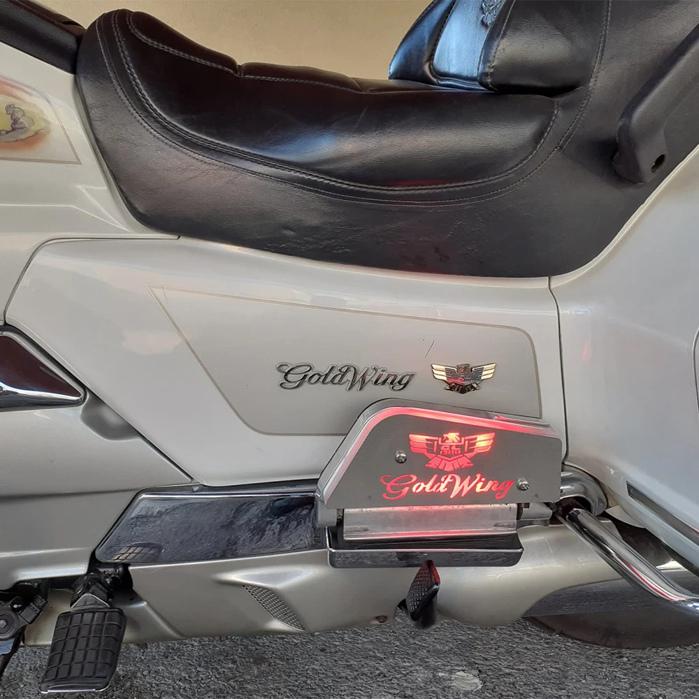 For Honda Goldwing 1500 GL 1500 Lighting Foot Peg Covers LED Lighting Floorboard Goldwing 1500 Accessories