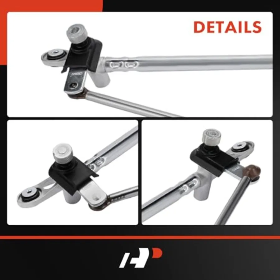 Front Windshield Wiper Linkage for Ford F-250/F-350/F-450/F-550 Super Duty 2011-2016,Steel, Black, Heavy-Duty Corrosion-Resista view 6