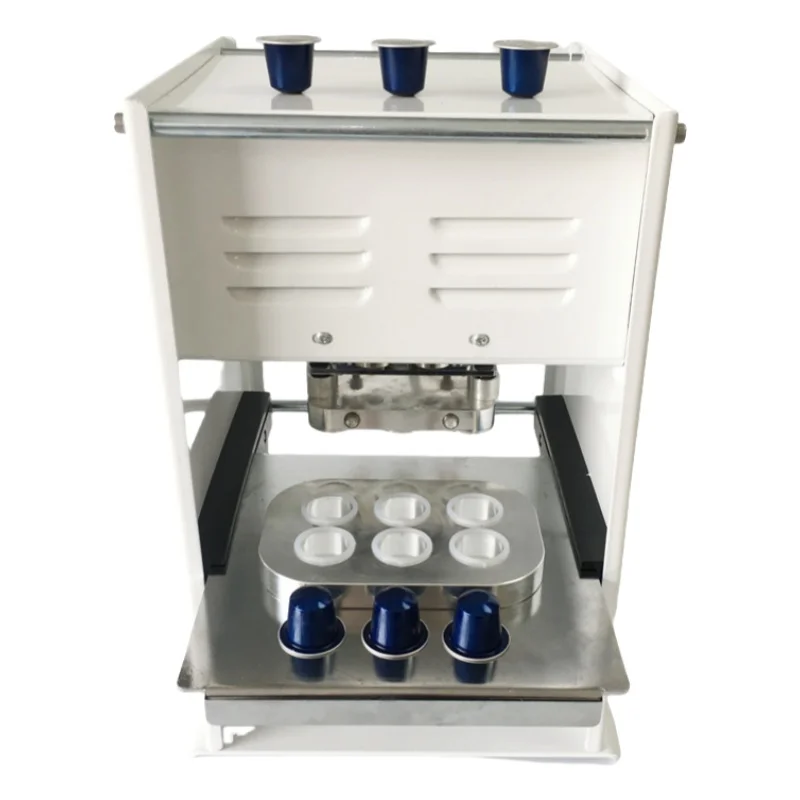 Hot hand heat sealing coffee machine aluminum foil multi-size sealing machine