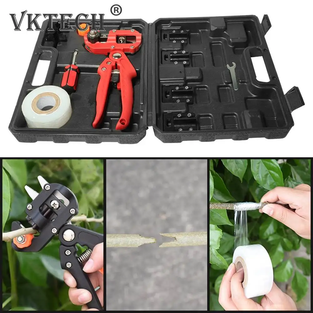 Professional Grafting Pliers Set Farming Pruning Shears Grafting Scissor Fruit Tree Vaccination Secateurs Garden Pruning Cutting