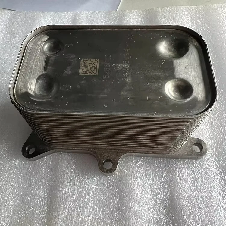 

528-6003 5286003 Engine oil cooler as excavator loader parts Original radiator oil cooler for 416 420 424 434 444 machines