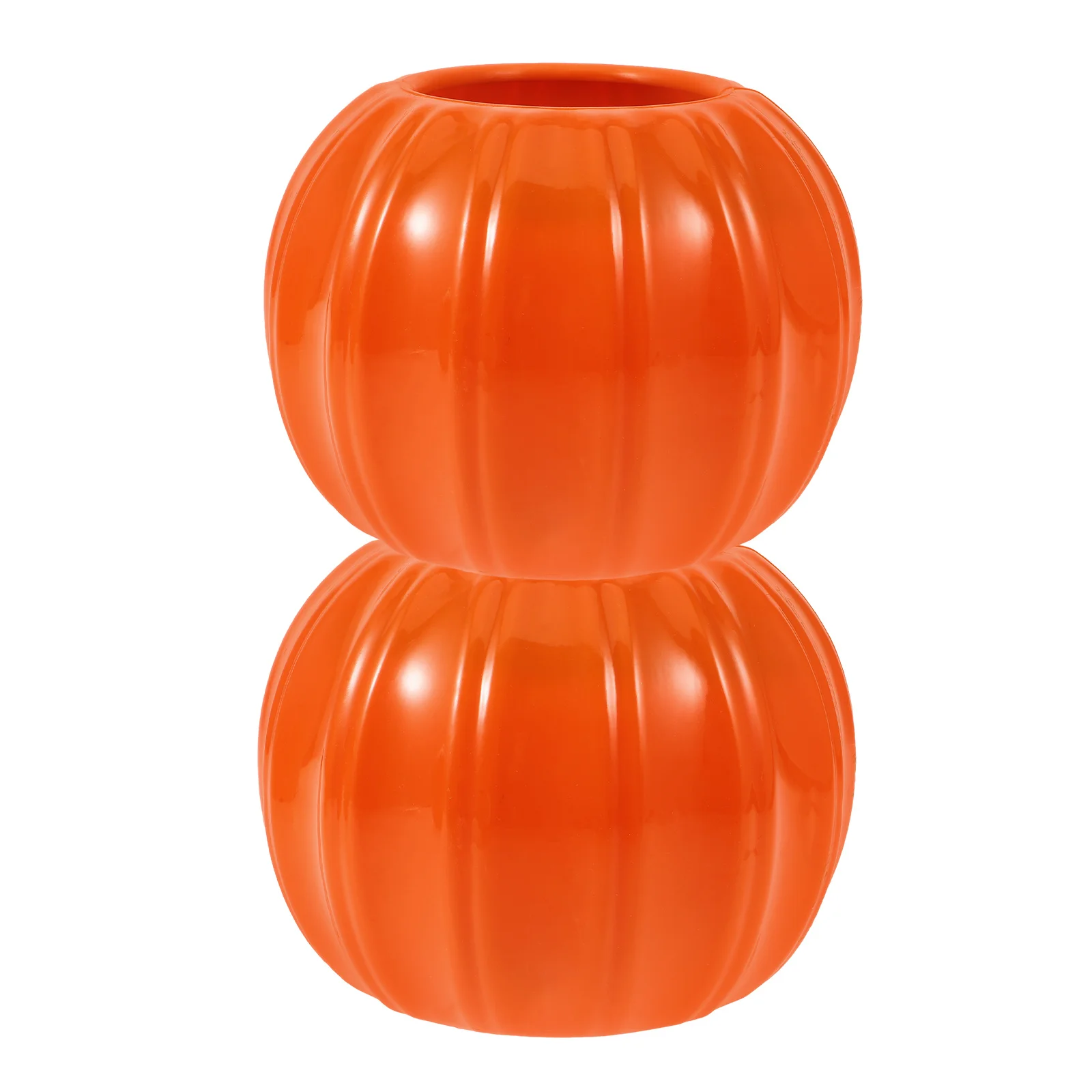 

2Pcs Pumpkin Flower Vases Rustic Style Fall Home Decor Dried Flower Holder for Bedroom Office Creative Vase Bedroom Decor