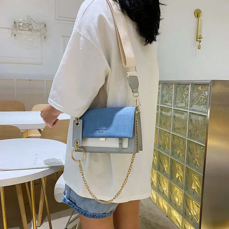 

Small Fresh Chain Shoulder Bag 2025 Summer New Matte Crossbody Small Square Bag