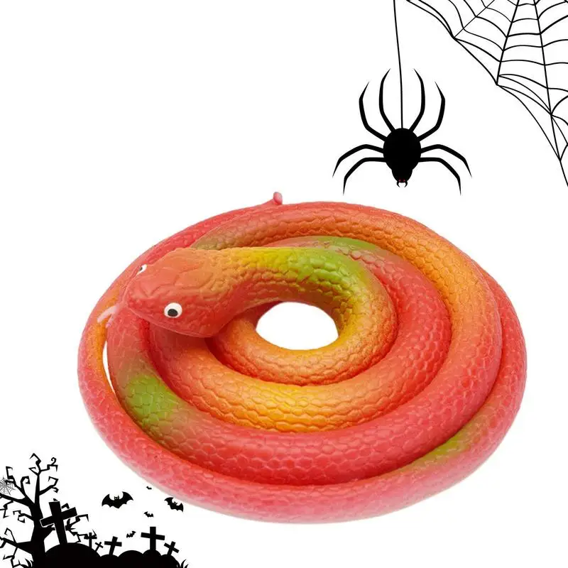 

Toy Snake Faux Snake 31.5-Inch Scary Prank Props For Halloween April FoolsDay Party Gag Gift Garden Props