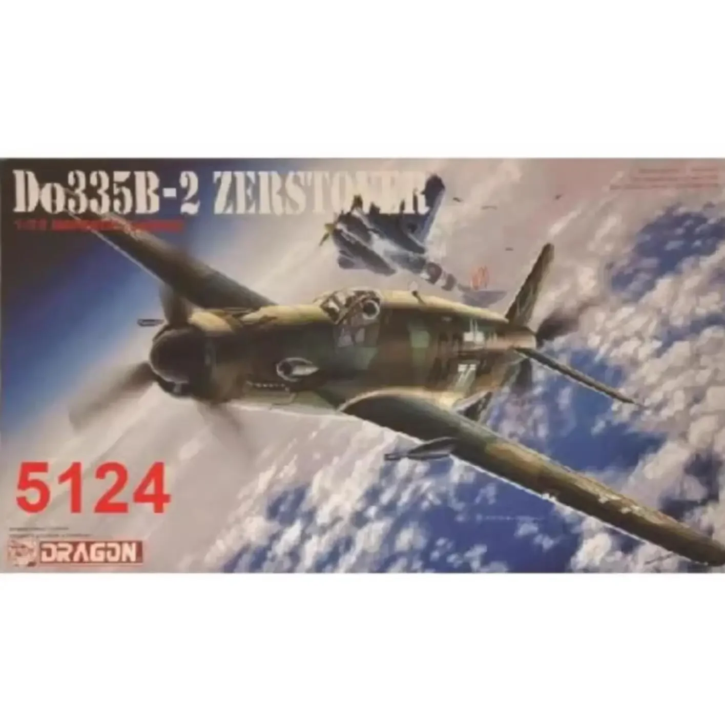 Dragon 5124 1/72 GOLDEN WINGS SERIES Dornier Do335B-2 Zerstover Model Kit