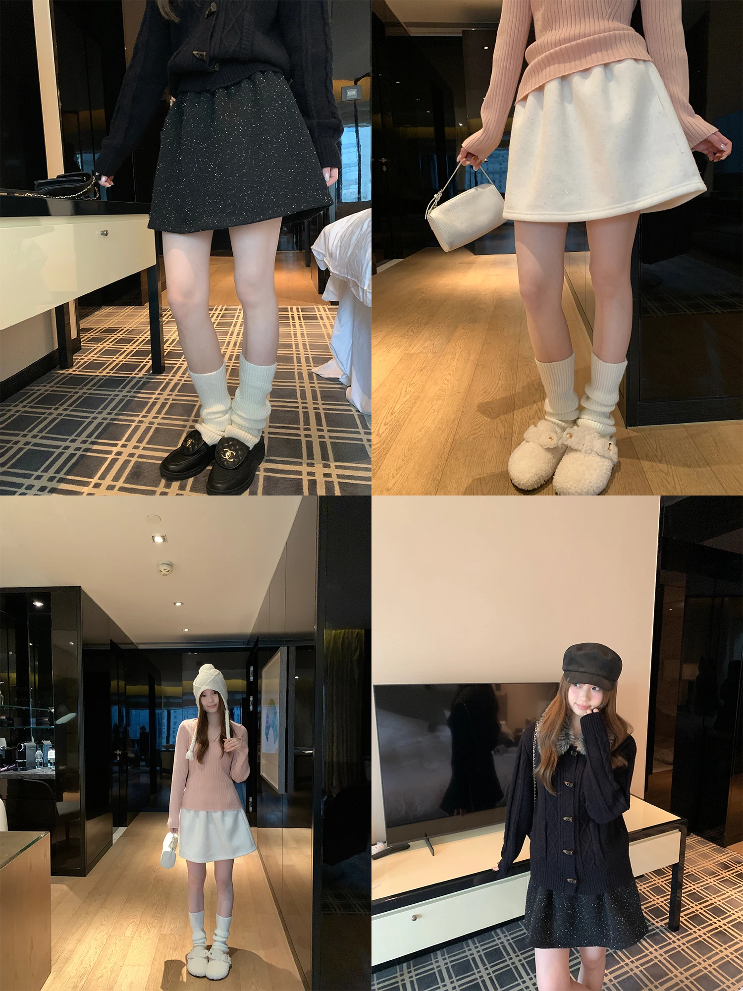 

Winter Woolen Skirt A-Line Sle Casual Comfortable Fit for Ci Commuting Daily Wear Date Perfect Girls Skirt