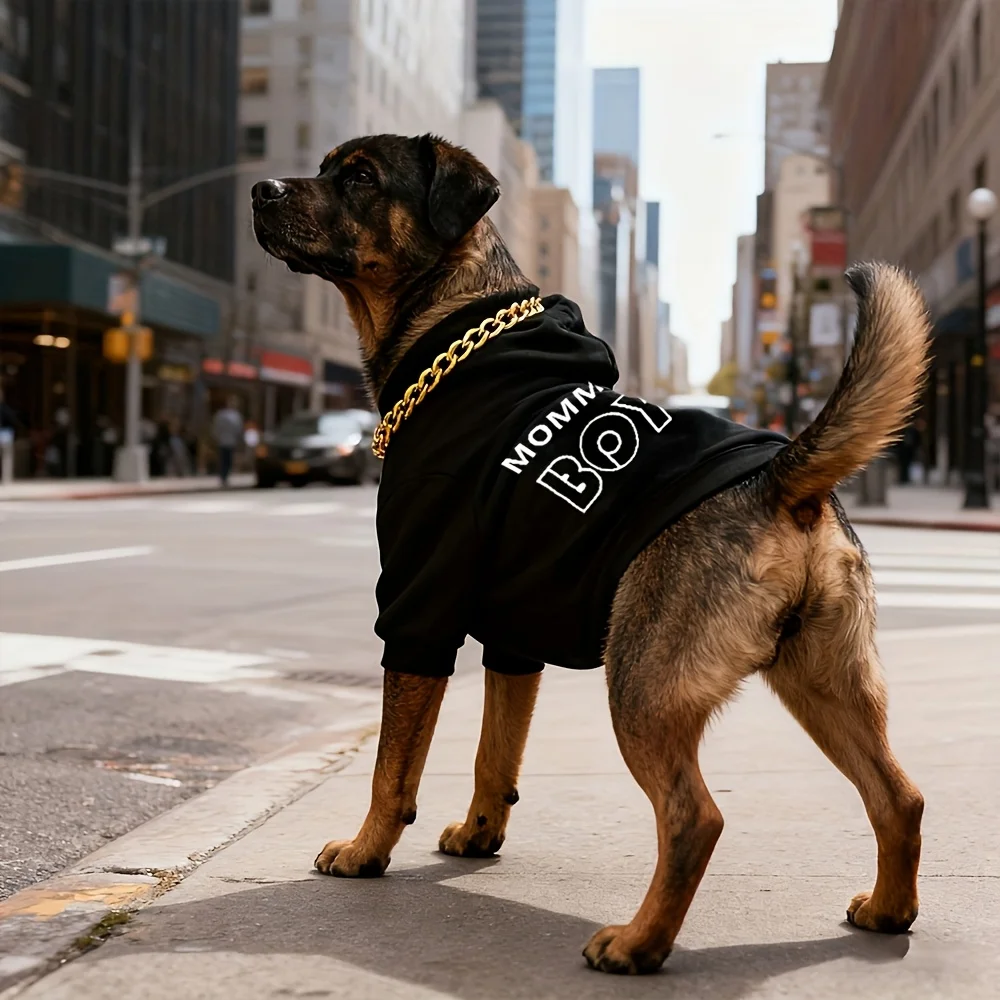 Welpenkleidung, modisch, Hund, Frühling, Herbst, Winter, klein, mittelgroß, Marke inspiriert, Yorkie, französische Bulldogge, Chihuahua, Malteser, Haustier-Kapuzenpullover