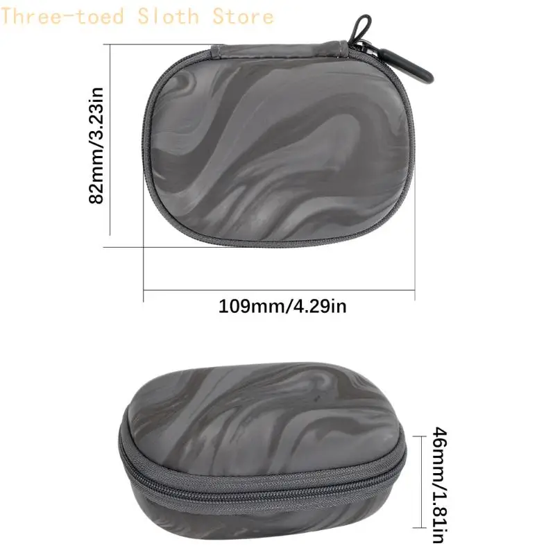 Modische, minimalistische Kopfhörertasche für Arc5-Hülle mit dicker Netzinnentasche aus Samt für optimale Pflege E74A – Detail 6