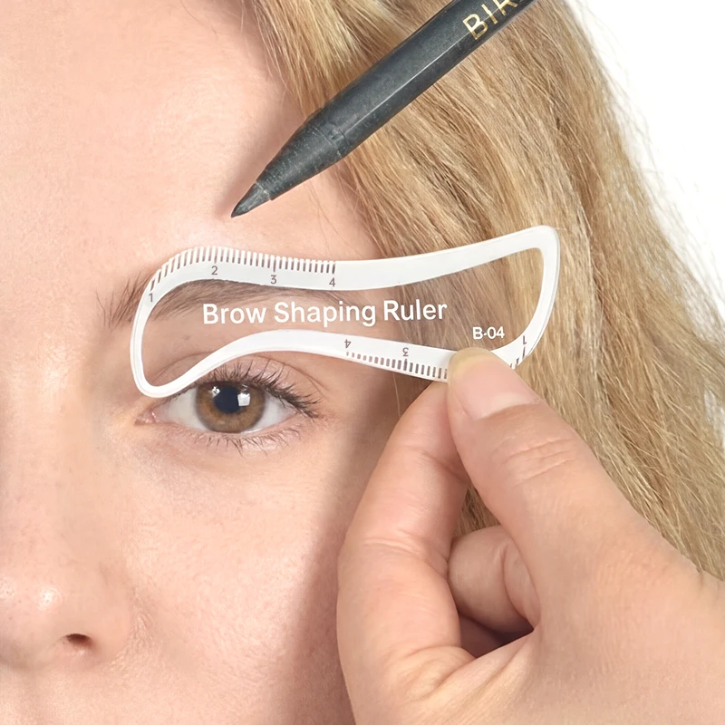 Brow Mapping Ruler Eyebrow Shaping Ruler 1 Minute Fast Drawing Design Brow Easy Tool Microblading Permanent Mekup Stencils