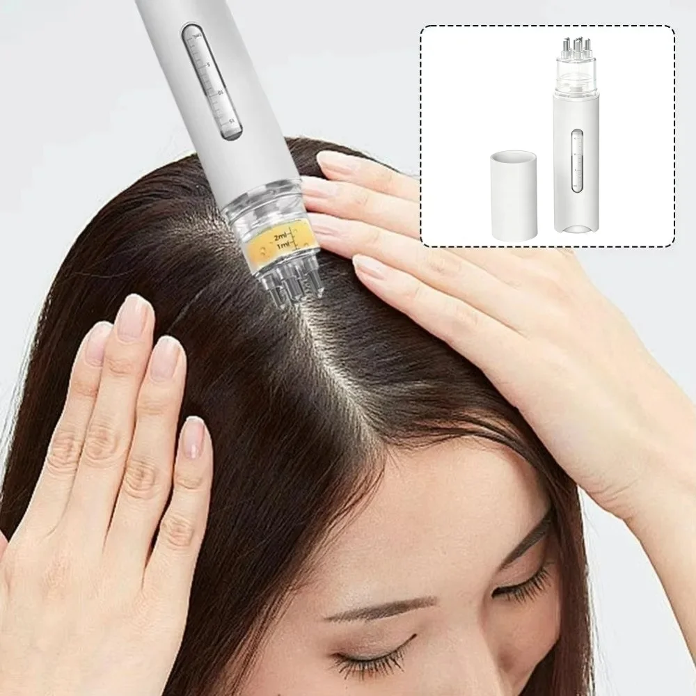 Hair Oil Applicator Scalp Massage Comb Liquid Guiding Mini Comb Essential Oil Dispenser Anti Hair Loss Scalp Care Comb