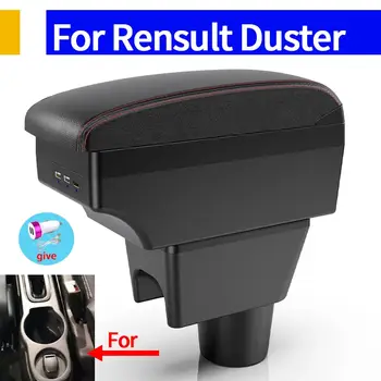 Pro Renault Duster loketní opěrka pro Renault Duster 2010-2018 vyhrazená retrofitní úložná schránka do interiéru autopříslušenství 8 nejlepší prodej Loketní opěrka Renault Duster - №5