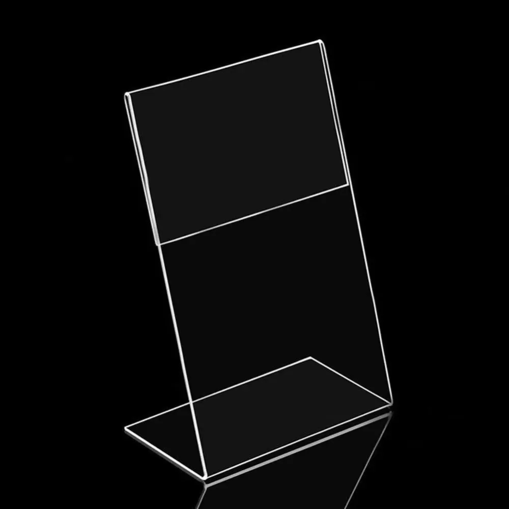 Durable Transparent Acrylic Display Stand 10cmx15cm