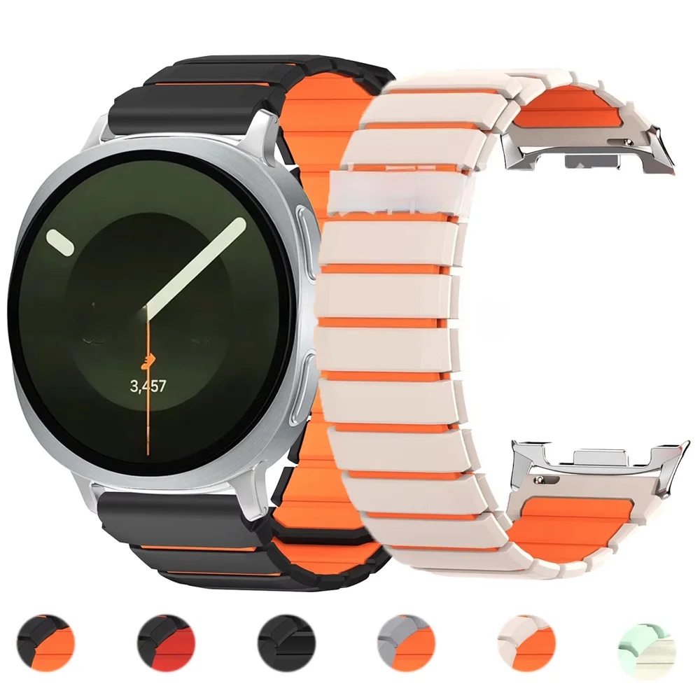 New Luxury Magnetic Strap For Samsung Galaxy Watch 9 8 40mm 44mm Silicone Band For Galaxy Watch 8 Classic 46mm Sport Wristband