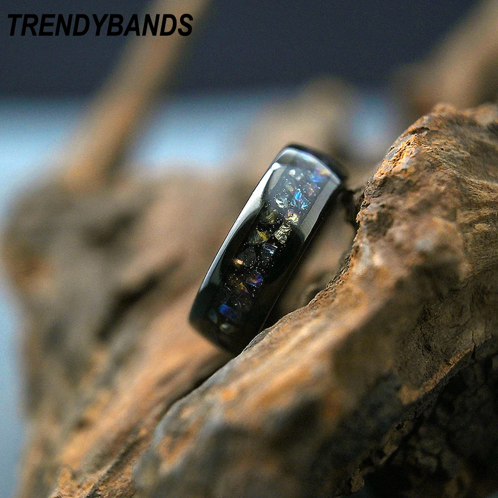 8mm Tungsten Carbide Rings Wed - Fitness Tracker Band recension och pris