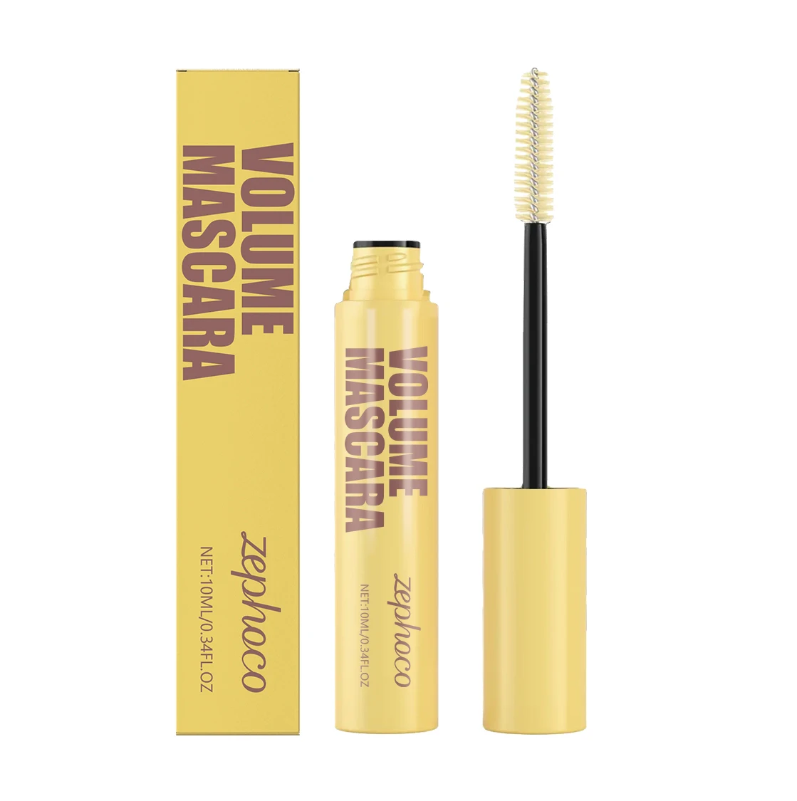ZEPHOCO Mascara Volume Arricciatura delle ciglia Addensante Rafforzare Mascara per ciglia Allungamento Trucco per la cura degli occhi impermeabile e resistente al sudore