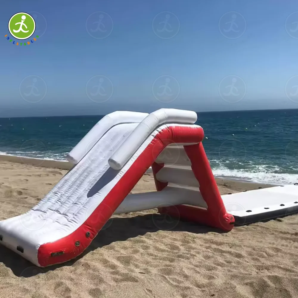 Heavy Duty PVC Inflatable Adult Kids Yacht Mini Inflatable Waterfall Slide Outdoor Water Slide for Pool Water Park Summer Fun