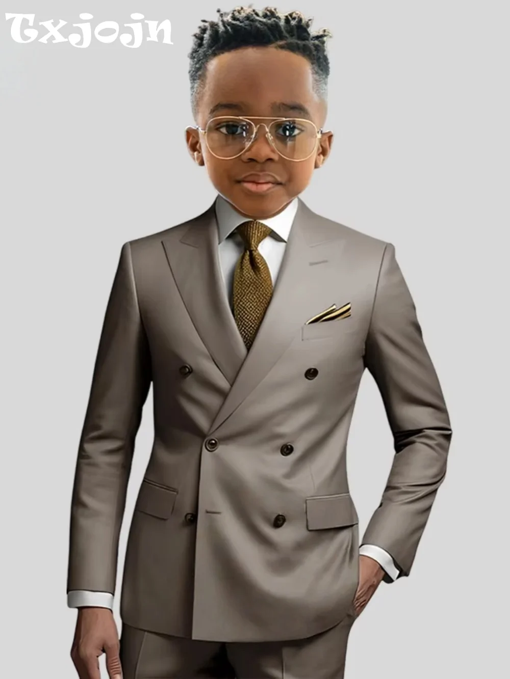 

Многоразноцветные детские костюмы Slim Fit для мальчиков, 2 предмета: пиджак и брюки, для банкетов и вечеринок, с длинным рукавом, стильный комплект для детей, наряд для свадьбы