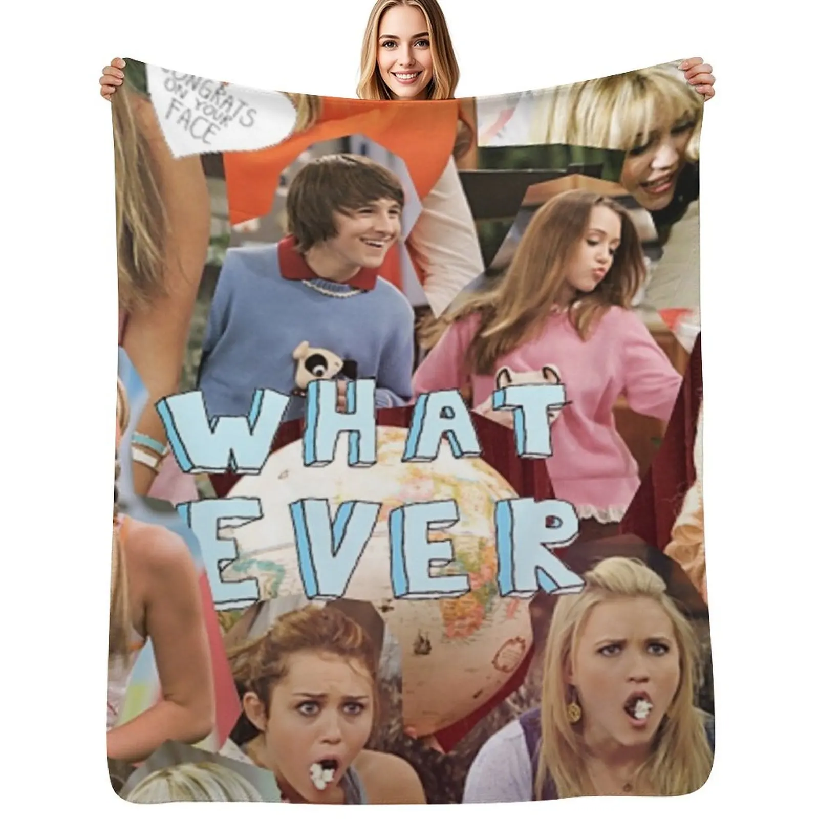 

Hanna Throw Blanket Vintage Flannel Fabric Blankets For Baby Decorative Beds Blankets