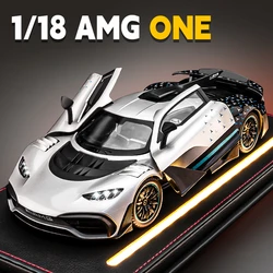 Simulation 1:18 Benzs AMG ONE Super Car Model Dieacst Toy Vehicle Collectibles Birthday Gifts Man Boy Miniature Voiture
