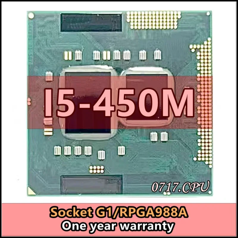 I5-450M I5 450M SLBTZ 2.4 GHz, aksesori Quad-Thread Dual-Core 3W 35W Soket G1/rpga9888 A