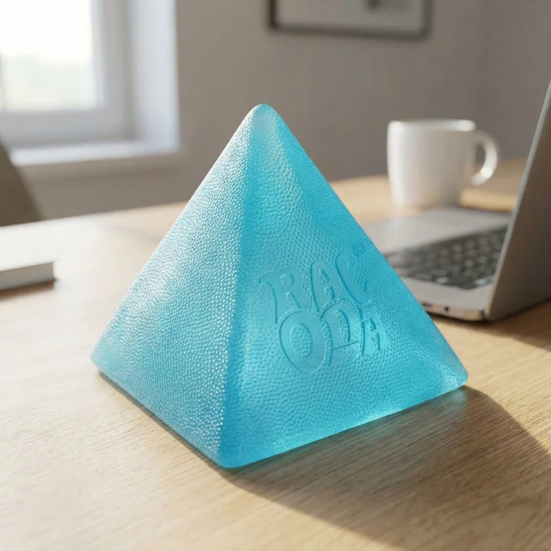 NeeDoh Style Pyramid Sugar Squishy Toy, Maltose Squeeze Ball Stress Relief