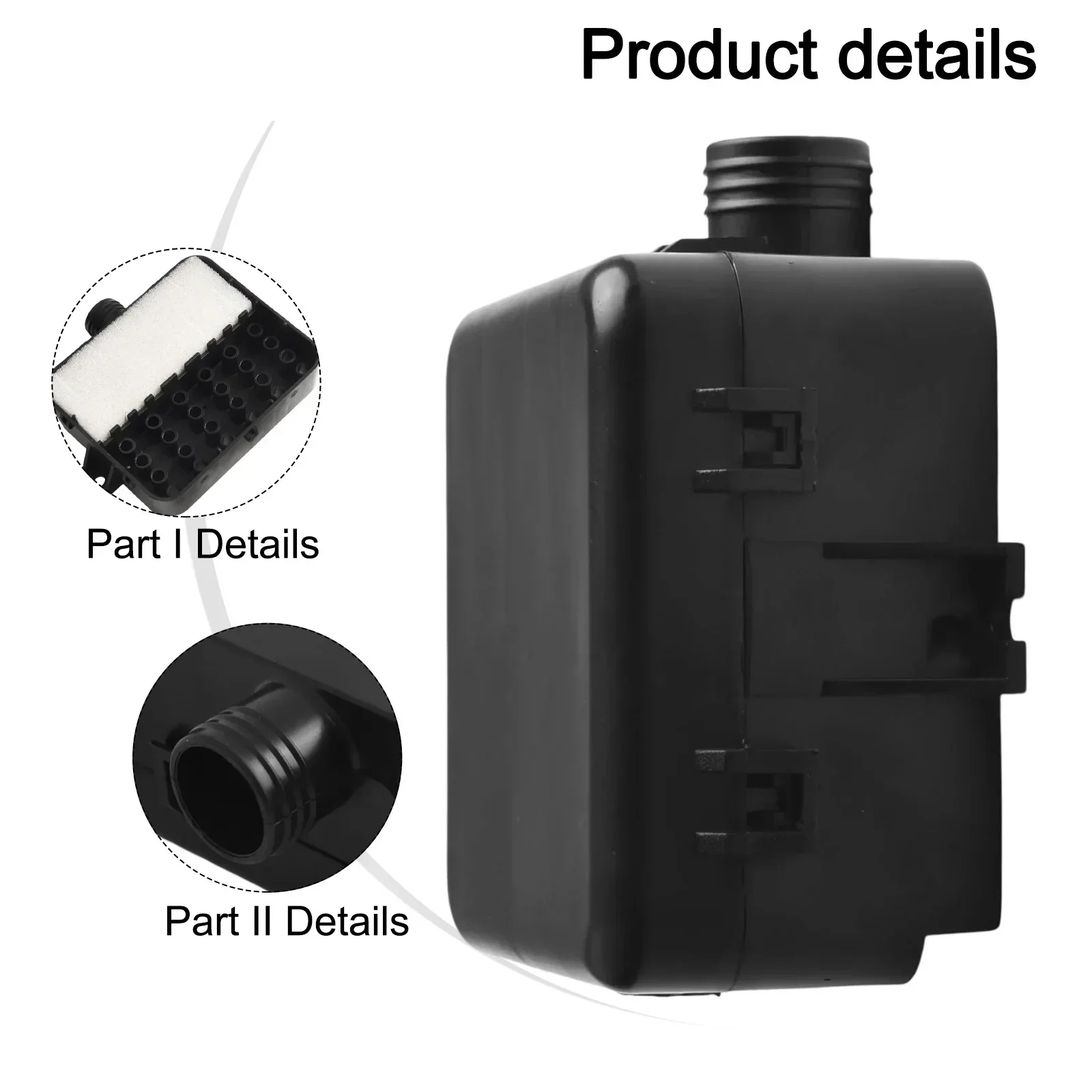 

Практичная в использовании замена, 100% новый высококачественный воздушный фильтр, дизельный нагреватель, черный металл и пластик, квадрат, 1 шт.