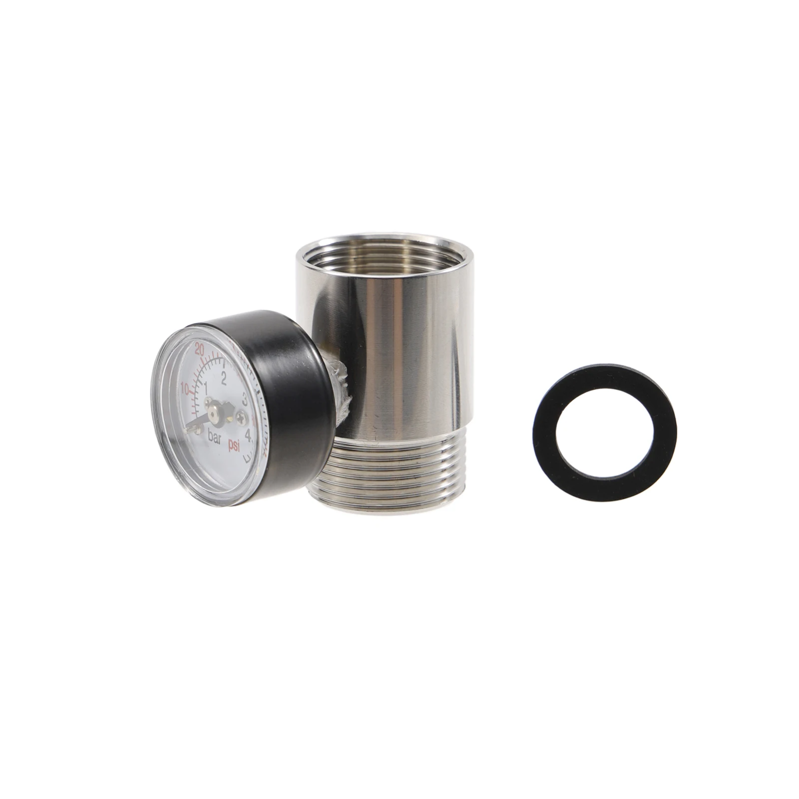 Pressure Gauge Kit for Pro Keg Filler FOB Beer Stop w/Adjustable PRV 3-60psi
