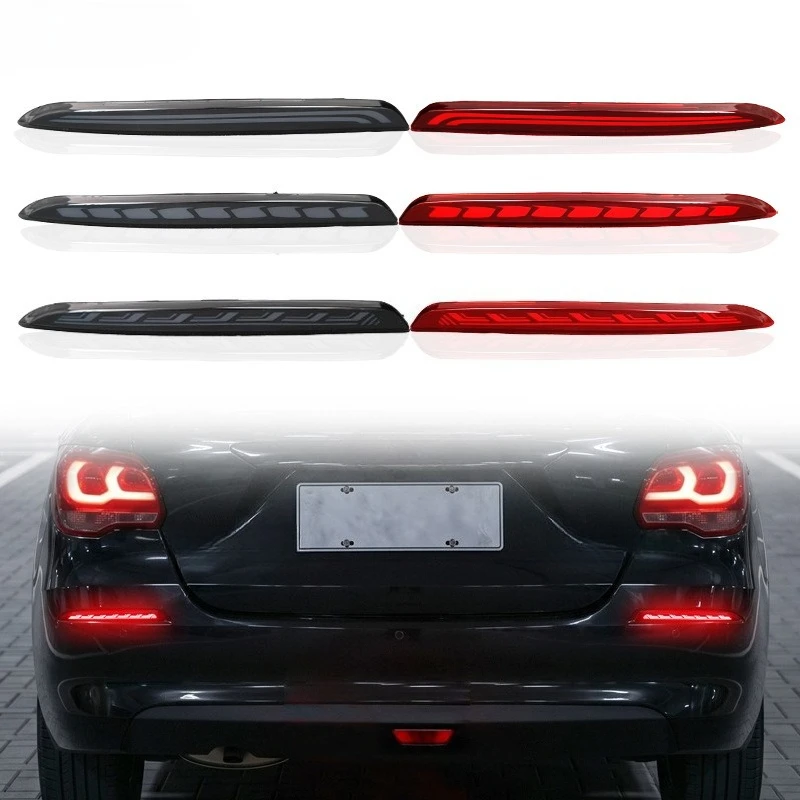 Led Rear Bumpe Light Reflector Dymanic Turn Signal Brake Light For Chevrolet Cavalier 2016-2019 Modification Accessories