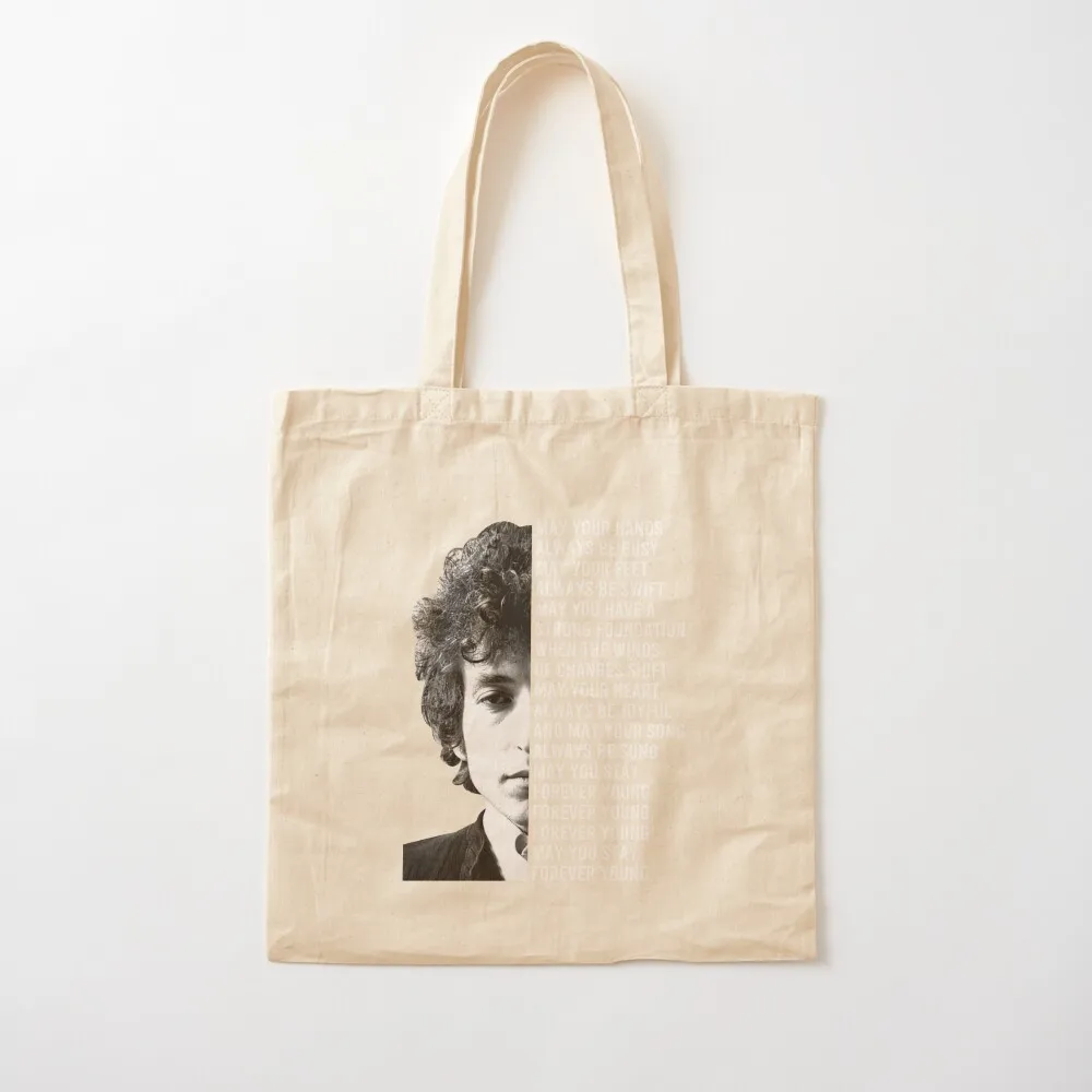 

Forever Young Lyrics Tote Bag Candy bags bag for beach Cloth bag Canvas Tote