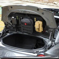 For Mazda MX-5 (ND) 2016-2023 Oxford Cloth Black Car Tail Box Cover Multi-tool Hanging Pocket  Car Accessories