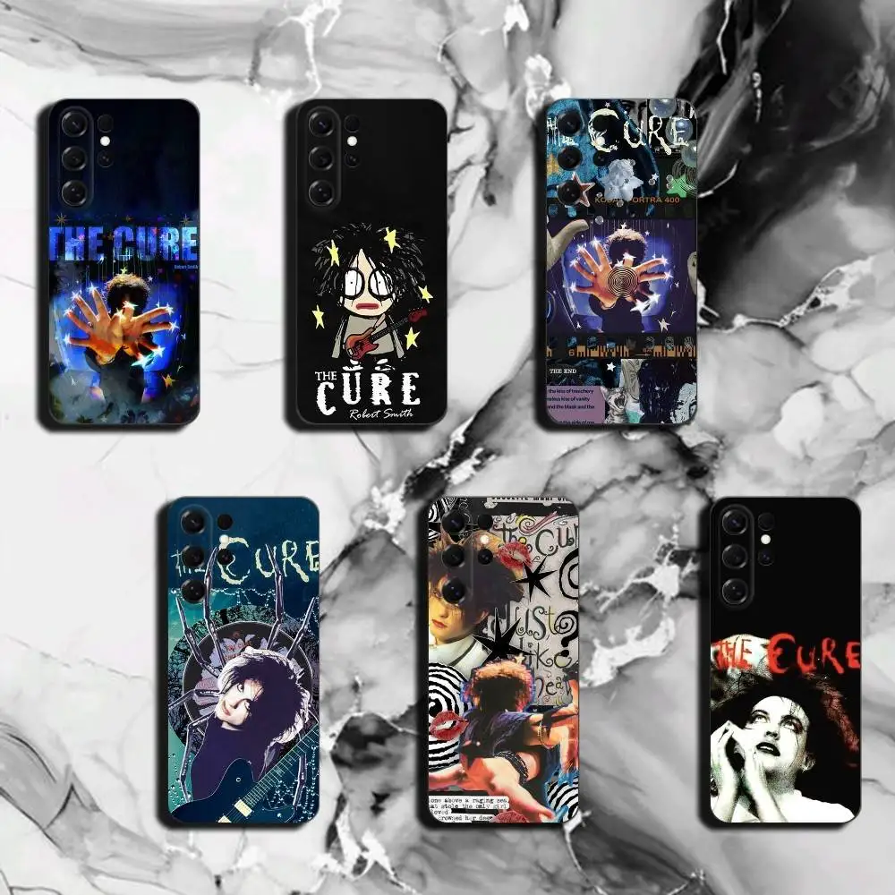 The Robert CureS Smith for Samsung S26 25 24 23 22 21 Ultra Case Liquid Silicone Soft Shell Plus