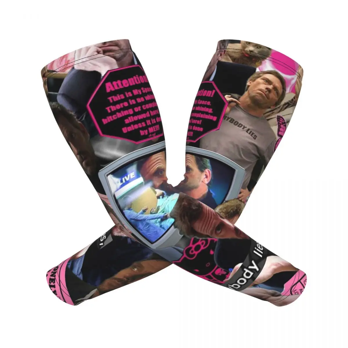 ドクター・グレゴリー・ハウス トゥモローランド アームスリーブ メンズ レディース 日焼け止め UVカット タトゥーカバーアップ スポーツ冷却 サイクリング