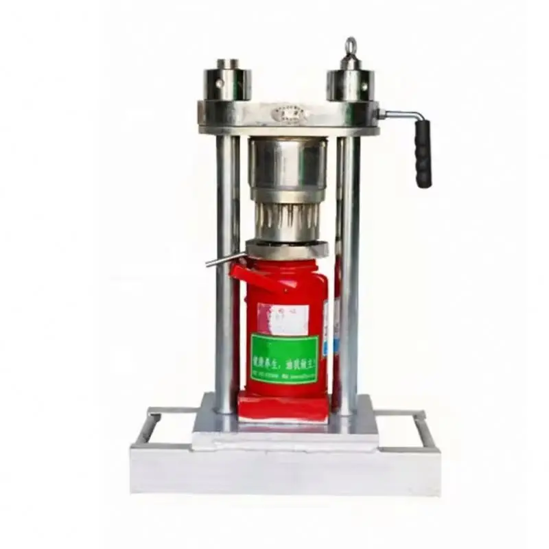 

Small Manual Portable Hydraulic Cold-pressed Grain Palm Fruit Olive Flaxseed Soybean Coconut Sesame Sunflower Oil Press