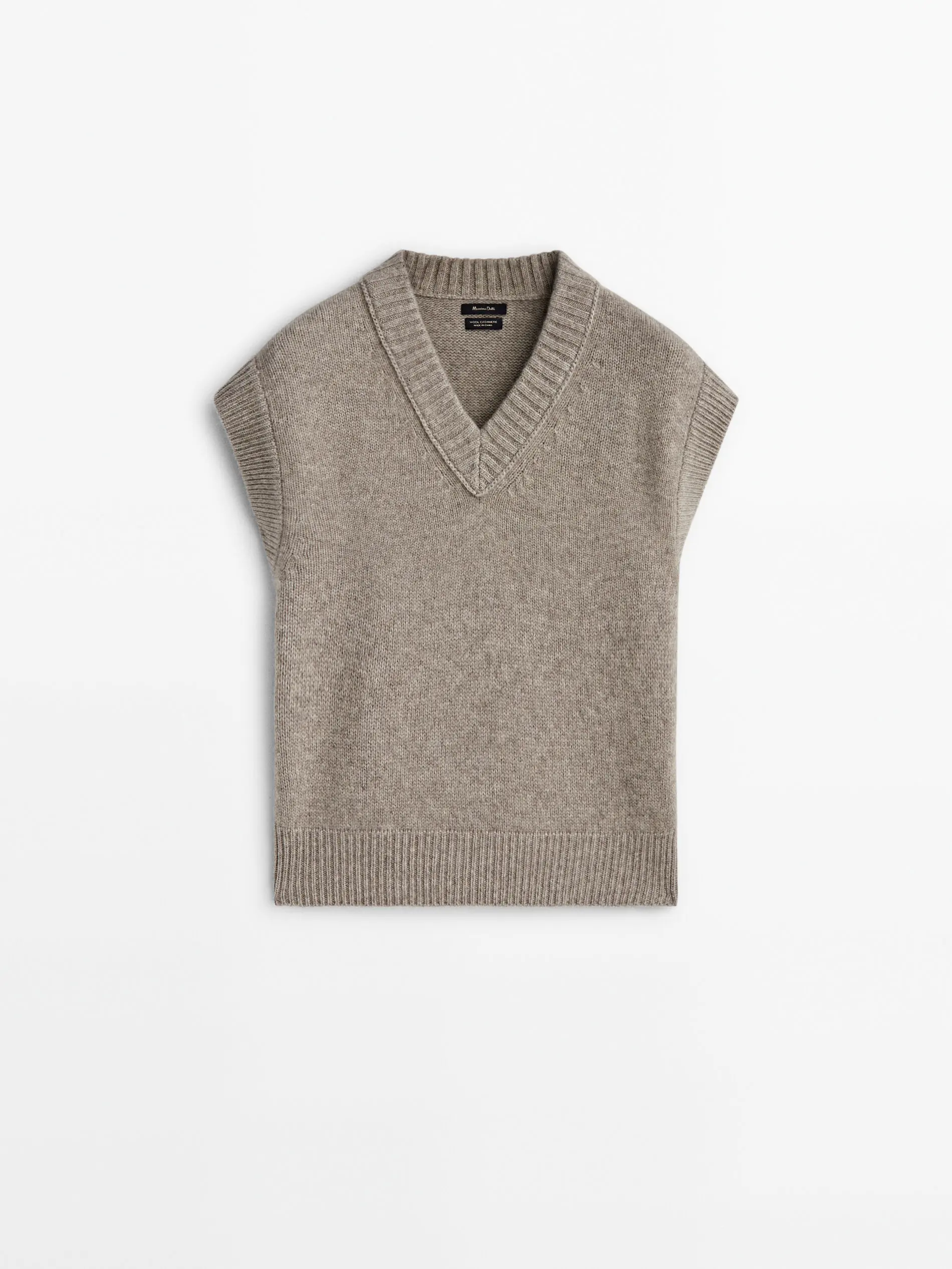 Ethereal MD 2023 autumn new style of Lazy yarn woven V-neck short-sleeved sweater vest