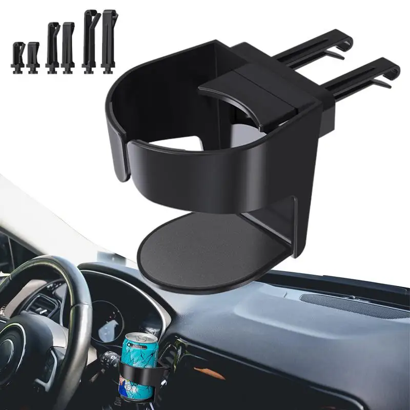 Car Cup Holder For Air Vent Universal Auto Cup Holder 360 Degree Rotation Adjustable Car Decoration Shockproof Bottle Holder