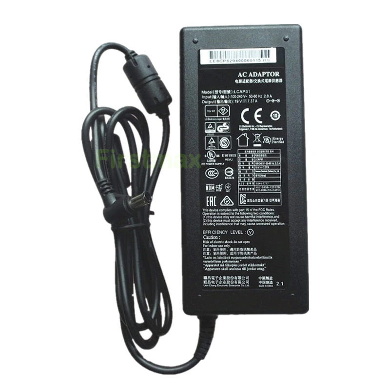 LCAP31 EAY62949001 EAY63128701 A16-140P1A 19V 7.37A 140W AC Adapter for LG V220 V325 V720 V960 XPION 29V940 AIO PC Power Supply