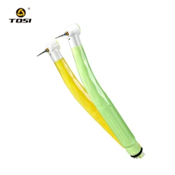 TOSI Dental High Speed Handpiece Anti-Infection Disposable Single Water Spray Metal Bearings Handpiece For Dentist 2/4 Holes
