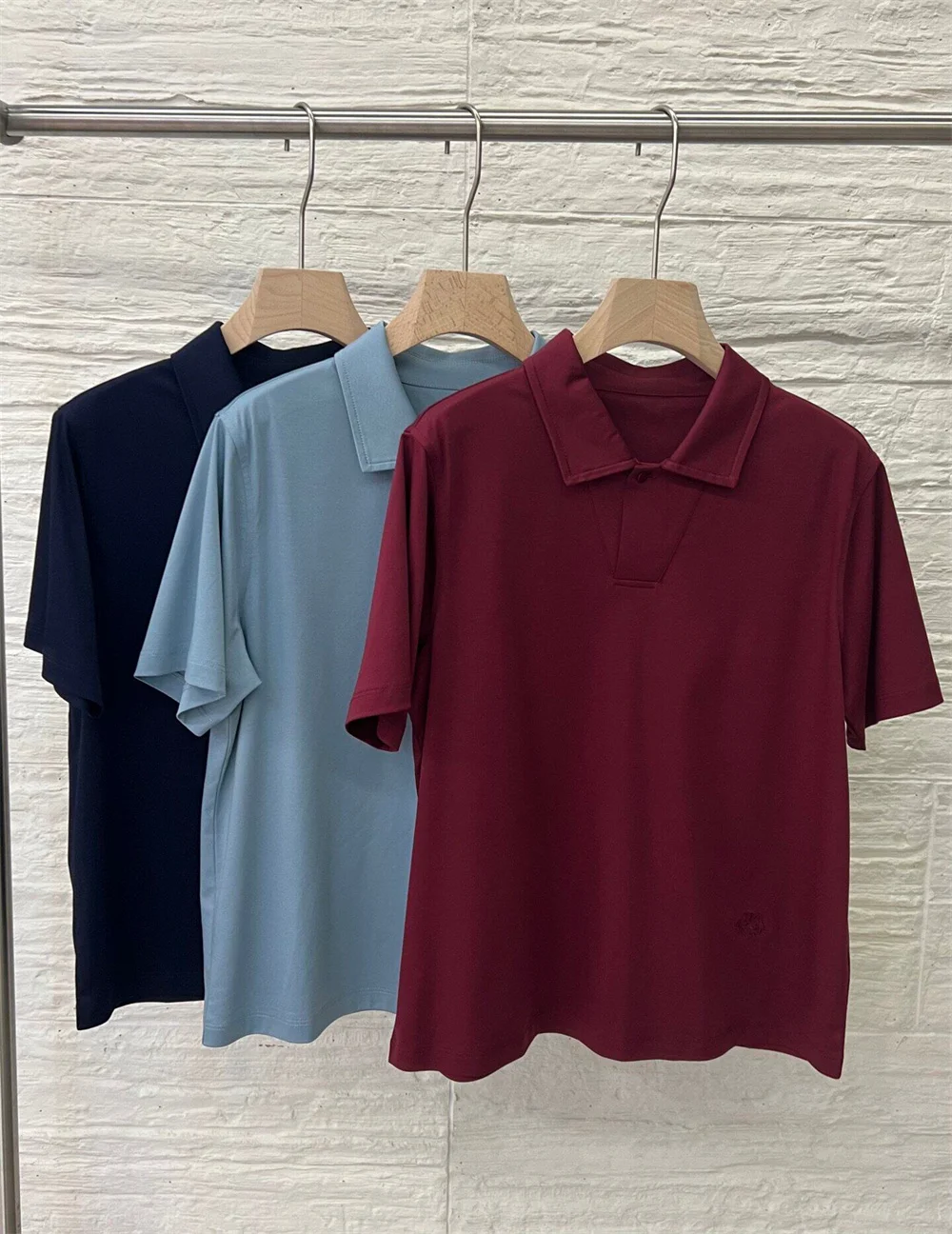 Women's 2026 Summer Clothing V-Neck Short-Sleeved Breathable Polo Shirt Casual Loose Top For Women