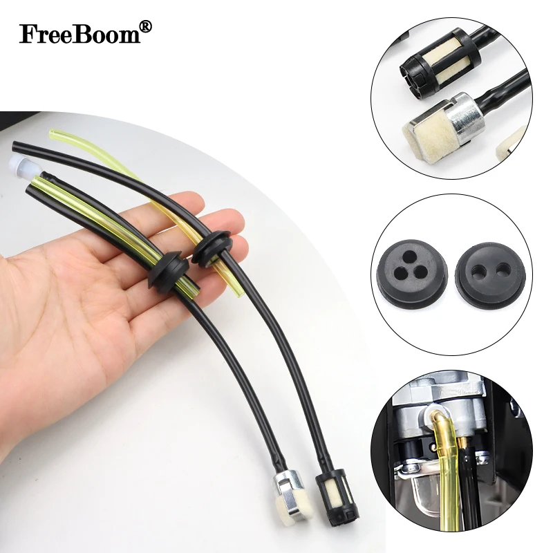 

Fuel Pipe Filter set For Chainsaw Lawn Mower Grass Trimmer Universal Fuel Tank Filter Oil Pipe Fuel hose Garden Tools 1~50 Sets