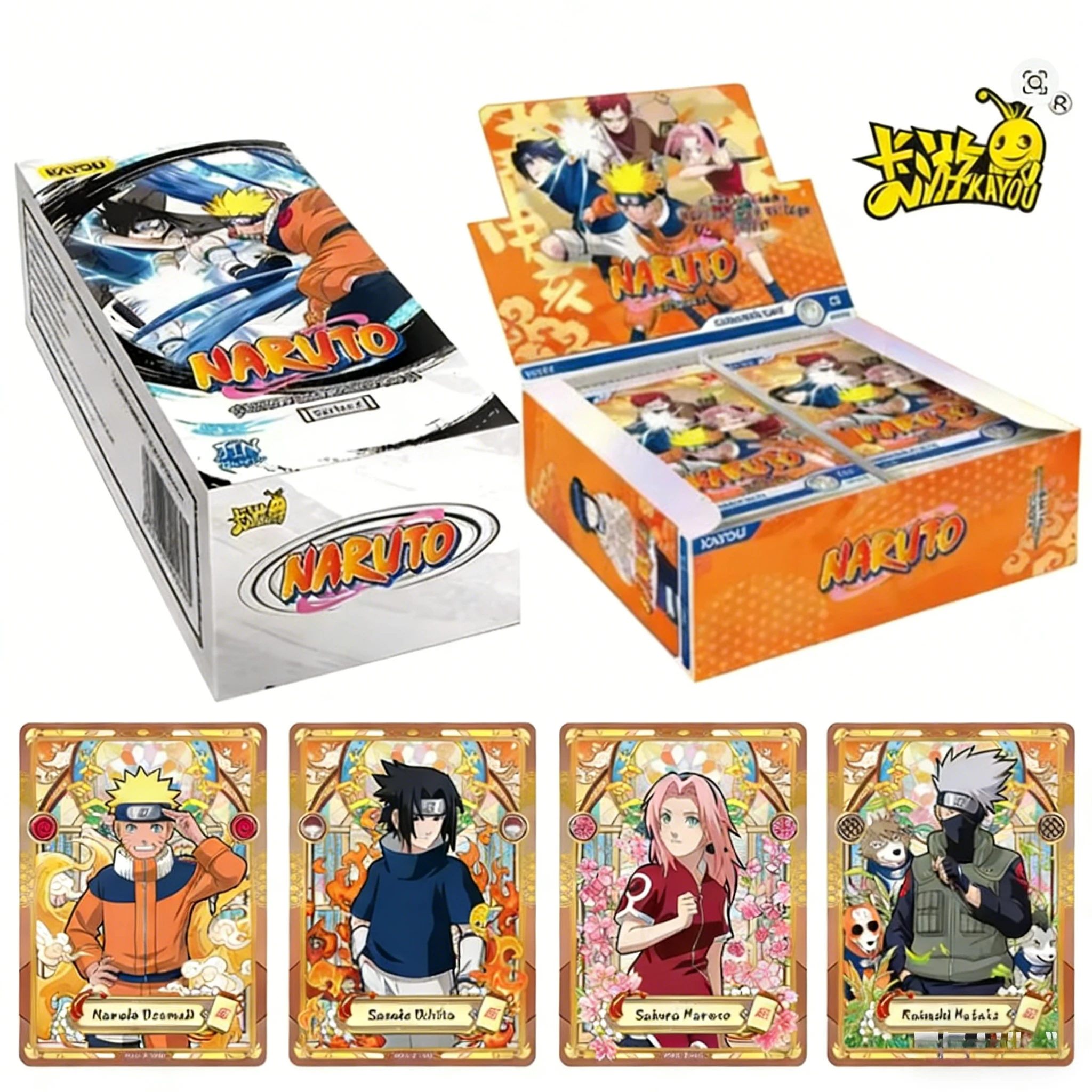 KAYOU Naruto Shippuden Memory Cards Tactical Formation Series with Uzumaki Naruto Uchiha Itachi Anime Collectible Trading Cards