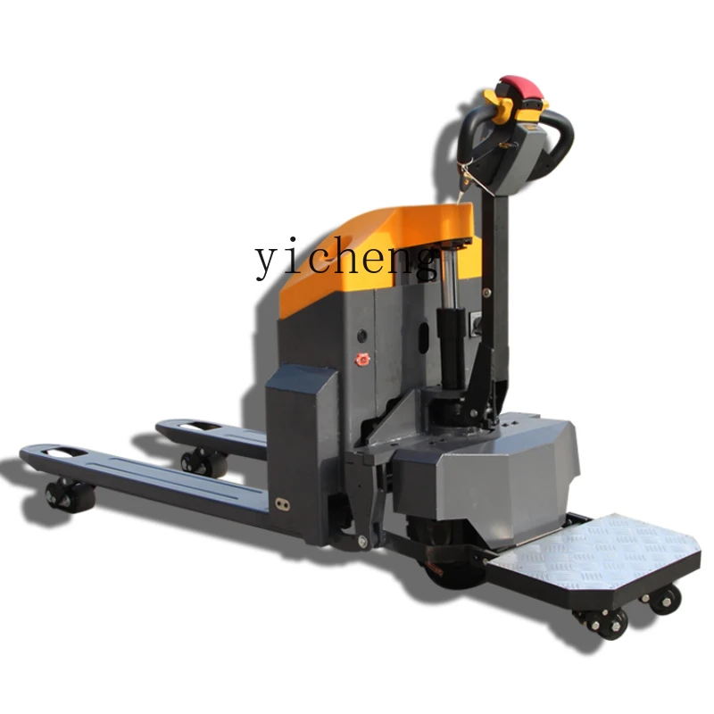 Xl2 Ton All Electric Trailer Channel Steel Customized Hydraulic Forklift Semi-Electric Pallet Jack