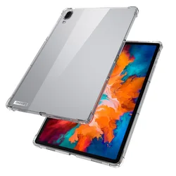 Şeffaf TPU kılıf için Lenovo Tab P11 TB-J606F 11 inç silikon yumuşak kabuk hava yastığı için Lenovo Tab P11 Pro TB-J706F 11.5