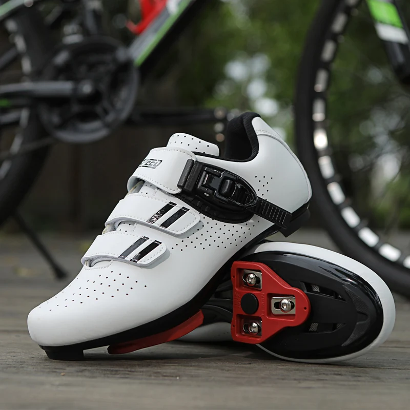 Herren-Fahrradschuhe, Rennradschuhe, Fahrrad, flacher Boden, Wettbewerb, selbstsichernde Fahrradschuhe, Rennradschuhe