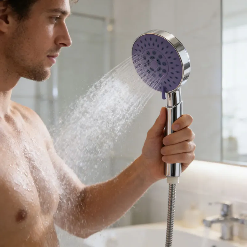 

Многофункциональная регулируемая насадка для душа с большим потоком воды, для дома и ванной комнаты, комплект для душа